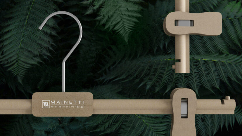 Mainetti GS19, 10 Clear Plastic, Bra Panty Underwear Hangers